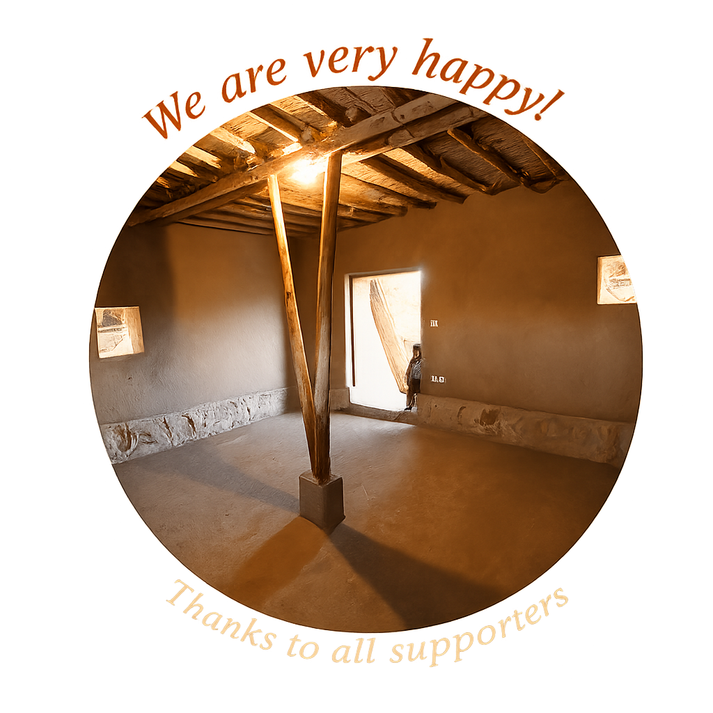 The project's thank-you graphic